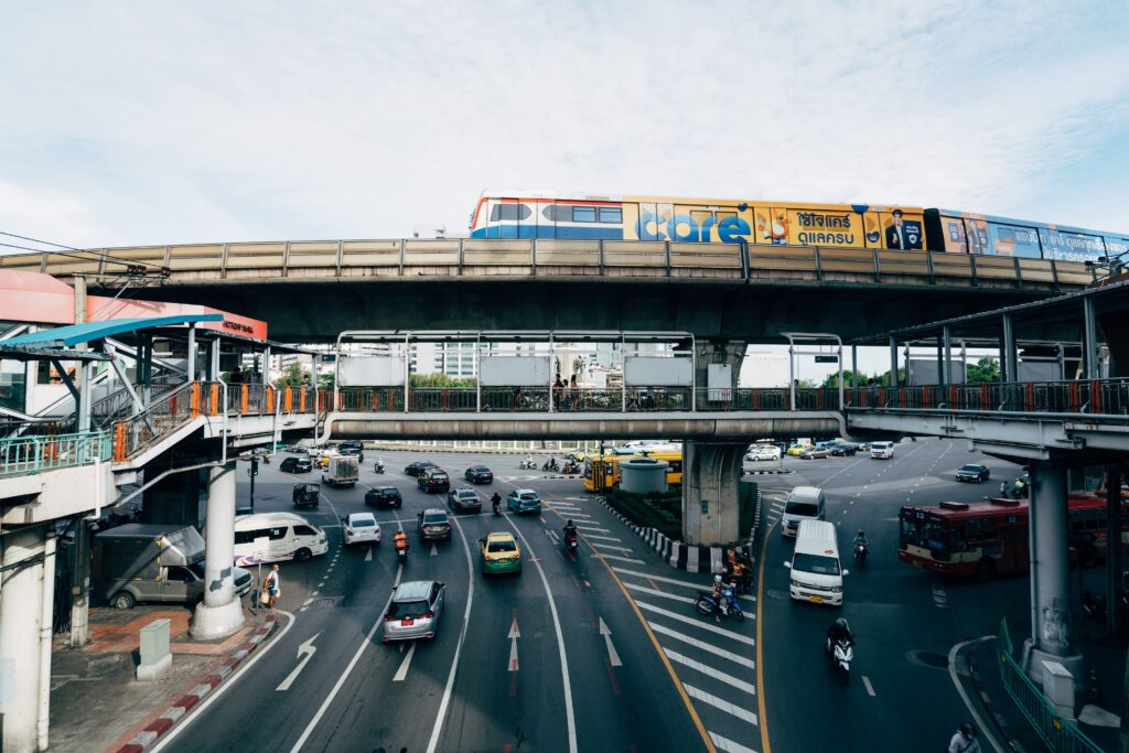 Traffic and pollution in Bangkok is a nightmare but it’s worth the hassle for all of that shopping!