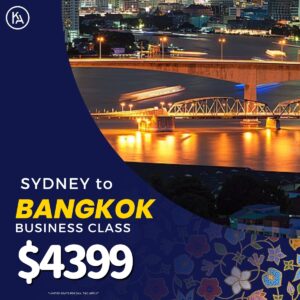 Sydney to Bangkok Business Class $4399