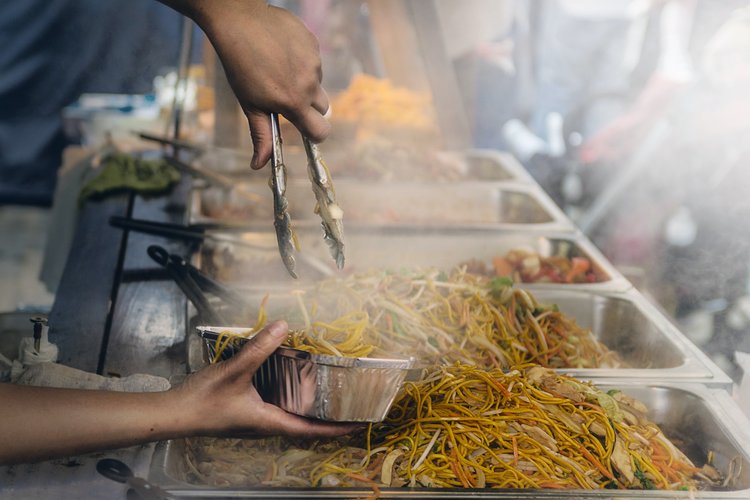 If you're going to eat street food, make sure it's cooked thoroughly before eating it